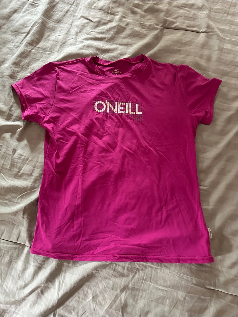 O'Neill Fuchsia Graphic Logo Swim Tee
